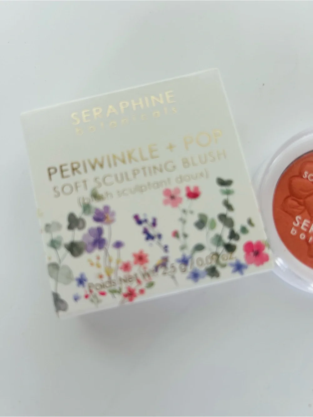 SERAPHINE Botanicals Soft Sculpting Blush in Coral Mist NWT